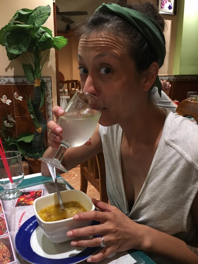 Mojitos in a tiny Paladar