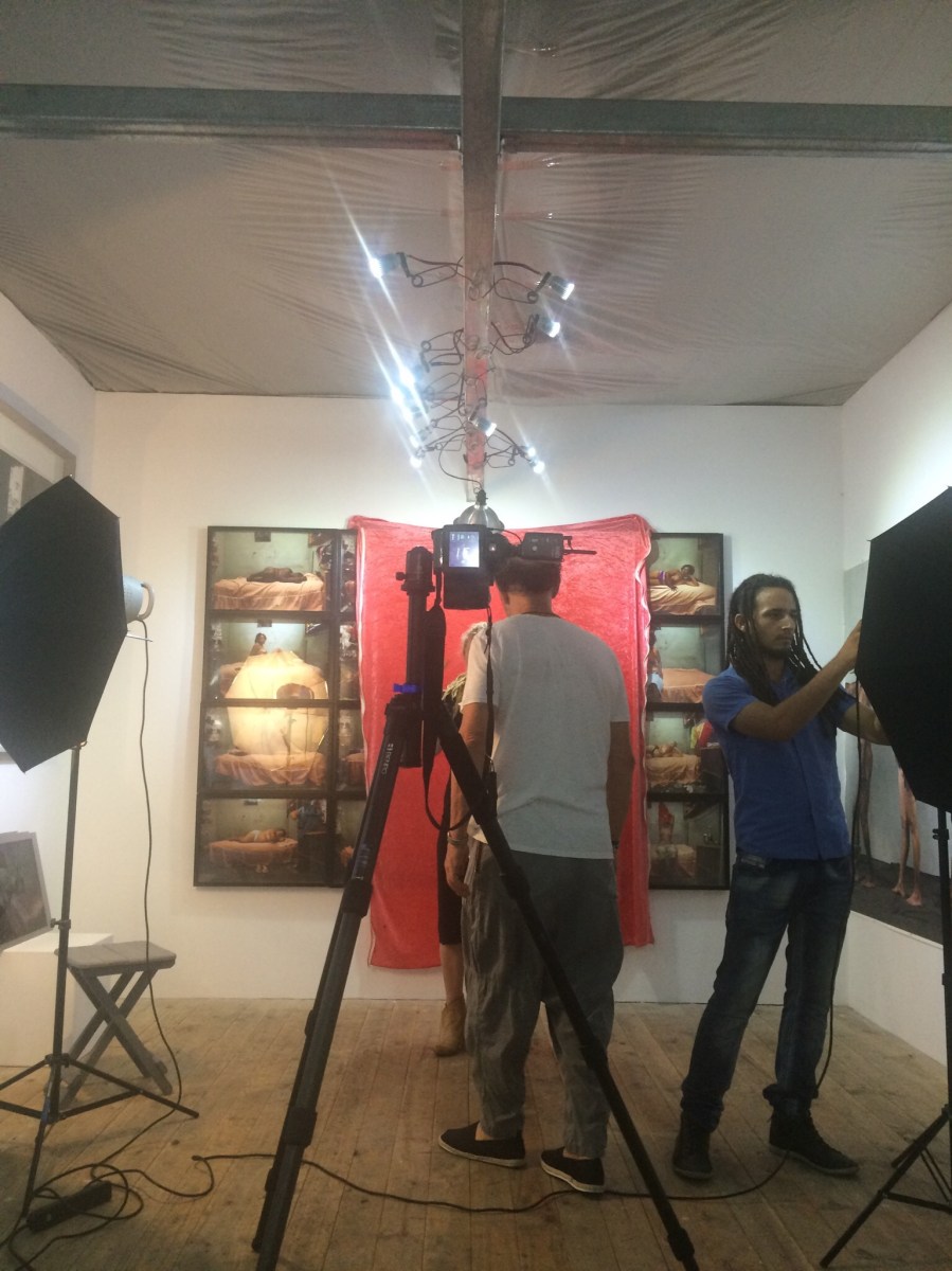 Enrique Rottenberg + assistant